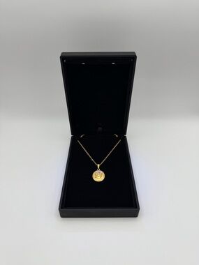 Gold Medusa Coin Necklace